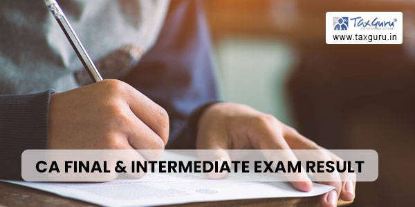 CA Final & Intermediate November 2022 exam Pass percentage & Toppers