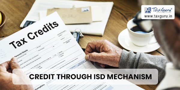Whether mandatory to distribute credit through ISD mechanism only?