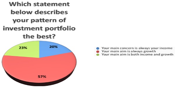 Which statement below describes your pattern of investment portfolio the best