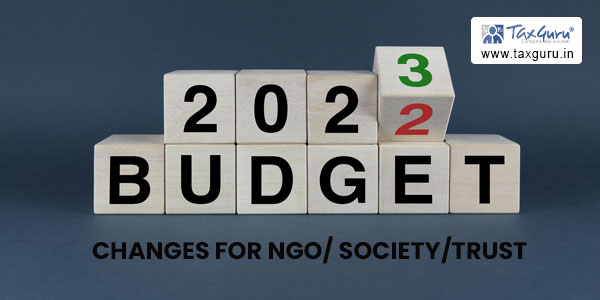 Changes for NGO Society Trust