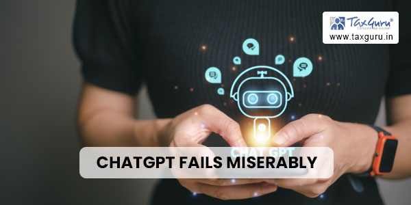 ChatGPT fails miserably