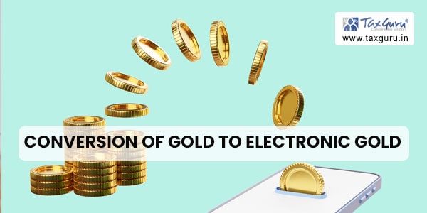 Conversion of Gold to Electronic Gold