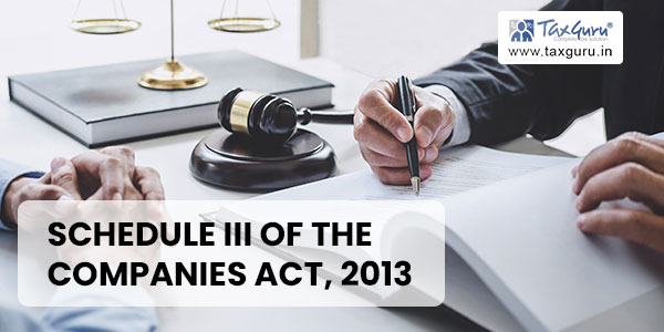 schedule-iii-of-the-companies-act-2013