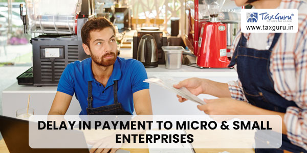 delay in payment to Micro & Small Enterprises
