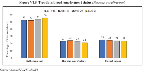 trends in broad employment status