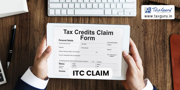 ITC claim