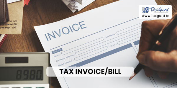 Tax Invoice-Bill