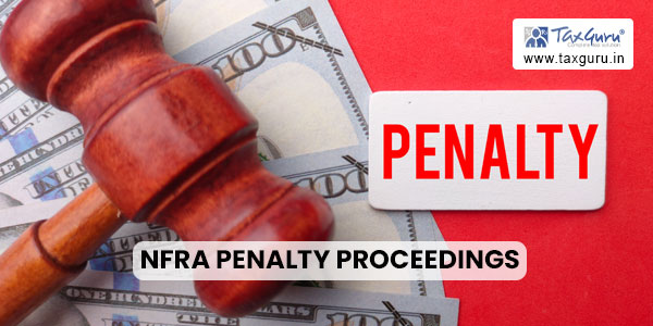 NFRA penalty proceedings