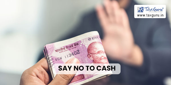 Say No To Cash