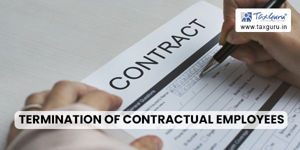 Termination of Contractual Employees