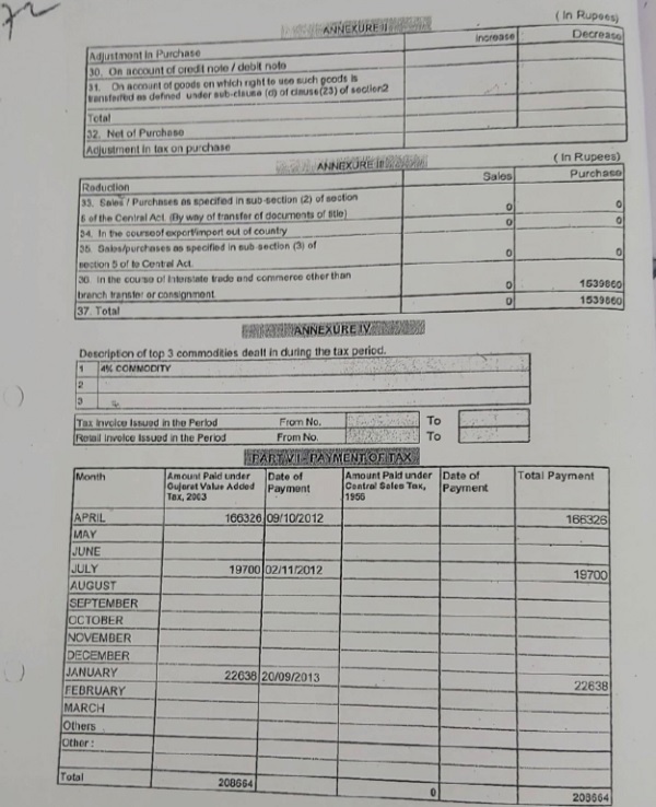 VAT assessment order