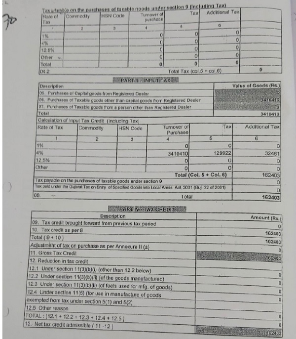 payment of VAT