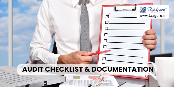 Audit Checklist & Documentation