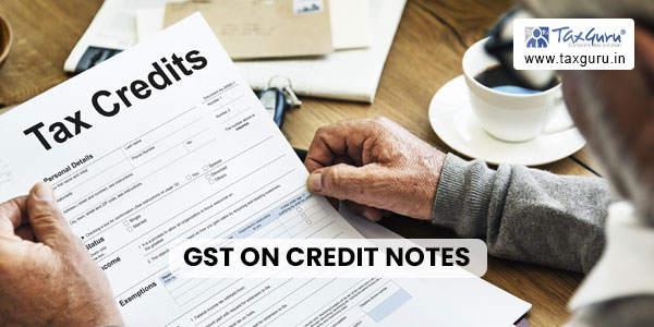 GST on Credit Notes