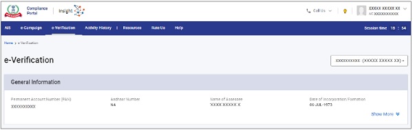 General Information under e-Verification