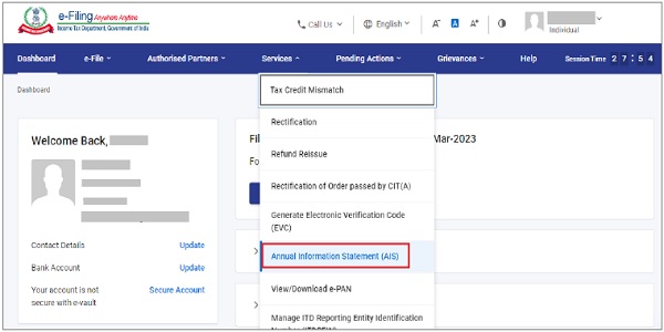 Link for Annual Information Statement (AIS)