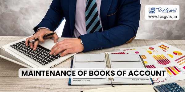 Maintenance of Books of account of the Company