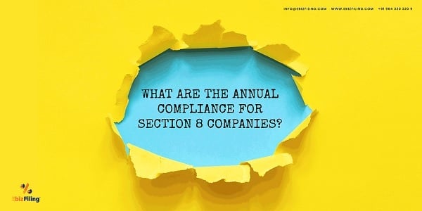 Section 8 Company Annual Compliance