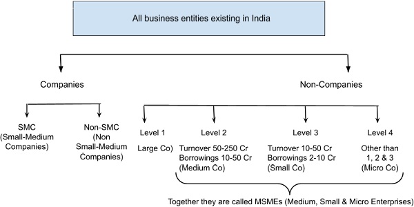 All Business entities existing in India