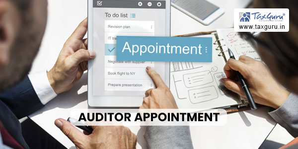 Auditor appointment