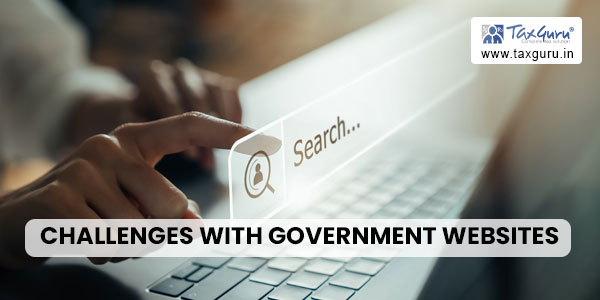 Challenges with Government Websites