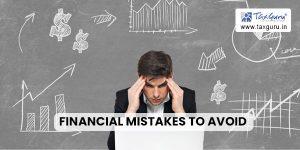 Financial Mistakes to Avoid