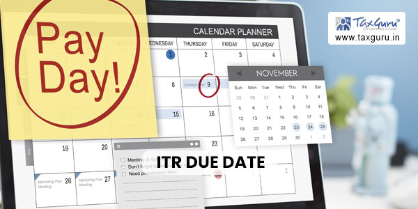 ITR Due Date