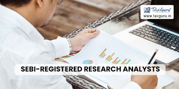 SEBI-Registered Research Analysts