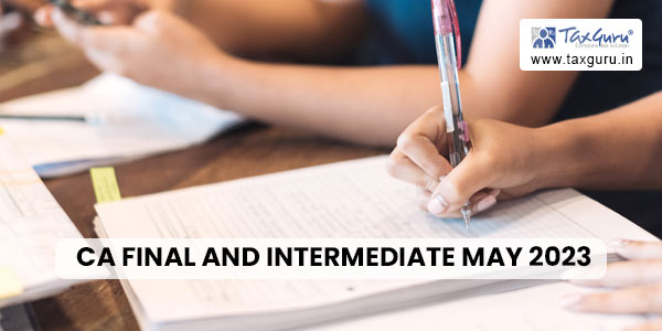 CA Final and Intermediate May 2023 Pass Percentage and Rankers