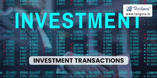 Investment Transactions