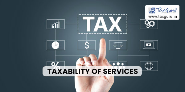 Taxability of services