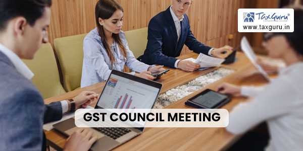 Recommendations of 51st GST Council Meeting