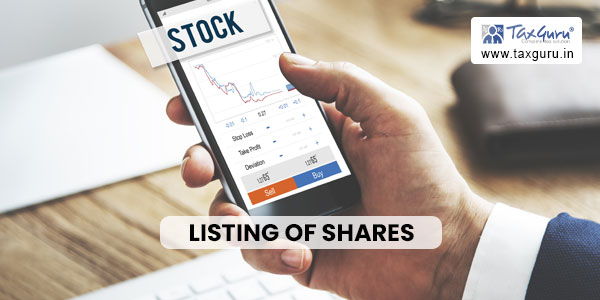 Listing of Shares