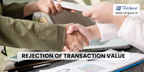 Rejection of transaction value