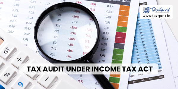 Tax Audit under Income Tax Act