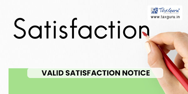 Notice issued u/s 153C without valid satisfaction notice is bad-in-law