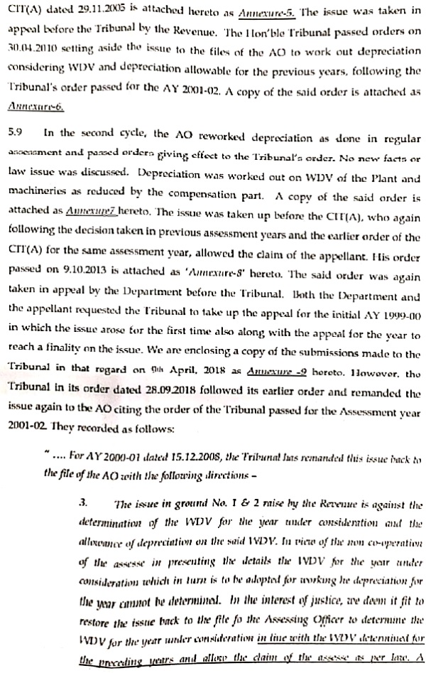 AO reworked depreciation