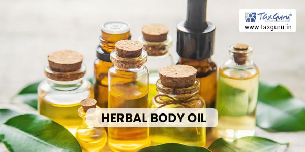 Herbal Body Oil for soft, smooth, glowing & healthy skin attracts GST @28%
