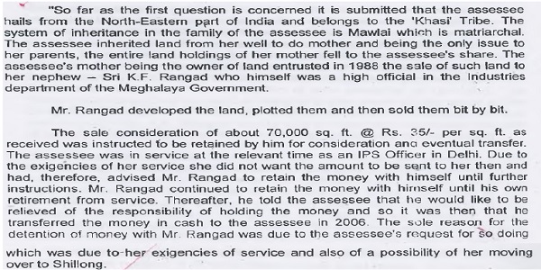 assessee was further asked to explain