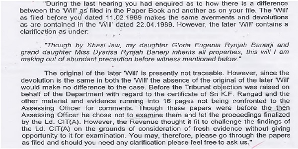 assessment proceedings the AR