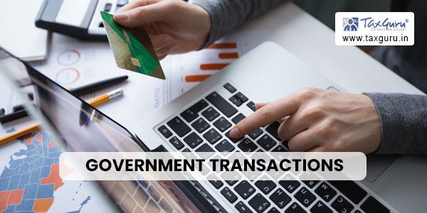 GST Reverse Charge Applicability on Government Transactions