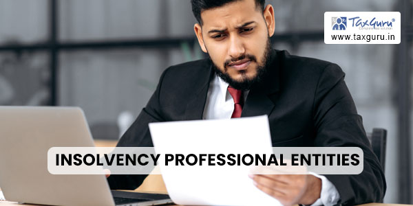 Insolvency Professional Entities