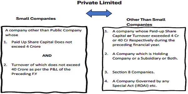 Structure of Private Companies For this Purpose