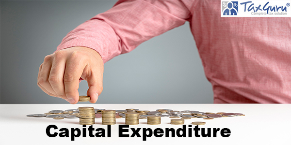 Capital Expenditure - Man stacking of coins