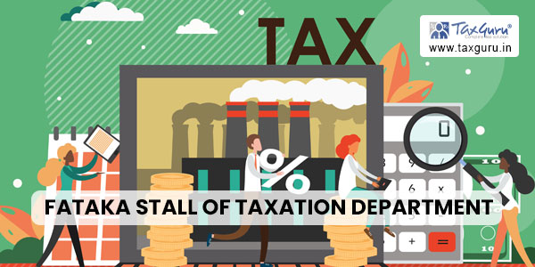 FATAKA STALL of Taxation Department