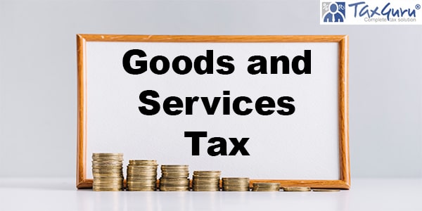 Goods and Services Tax with coins