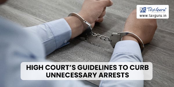 J&K High Court’s Guidelines to Curb Unnecessary Arrests In Section 498A Cases