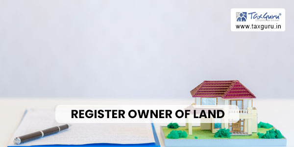 register owner of land