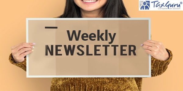 Weekly newsletter