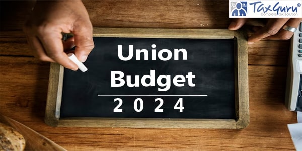 union budget 2024 writing black board-min